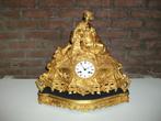 Antieke vuur vergulde pendule uit 1833 ( een toppertje ), Antiek en Kunst, Antiek | Klokken, Ophalen