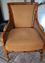 Leuke antiek dames stoeltje stoel bamboe / rotan, Antiek en Kunst, Ophalen