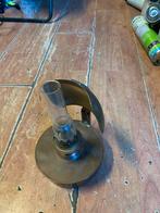 Antiek olie lamp, Ophalen of Verzenden