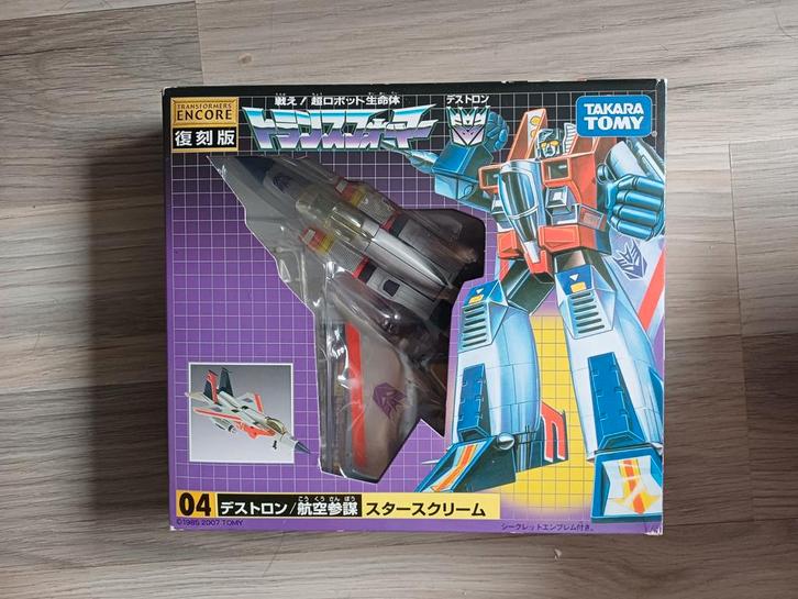 Tranformers Encore Reissue G1 Starscream, Verzamelen, Transformers, Zo goed als nieuw, G1, Ophalen of Verzenden