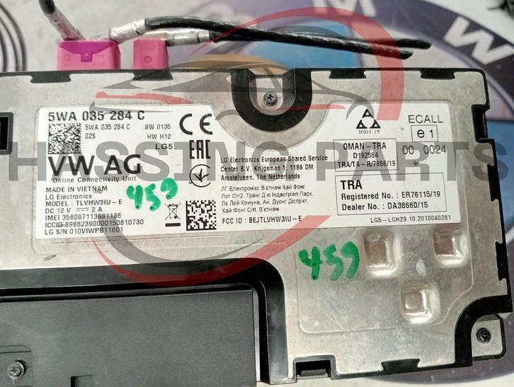 Bluetooth module van een Volkswagen Golf, Auto-onderdelen, Elektronica en Kabels, Volkswagen, Gebruikt, Ophalen of Verzenden