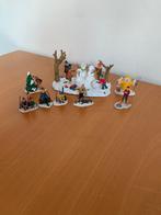 Kerstdorp lemax poppetjes sneeumannen “ building a Family “, Ophalen of Verzenden, Gebruikt