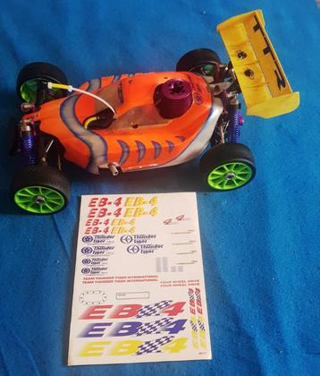 Thundertiger EB-4 TTR met een Protech Omega 8P nitro-motor beschikbaar voor biedingen
