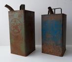 Petroleum kan/klip gemerkt 1934 en C-3 twee stuks, Ophalen of Verzenden