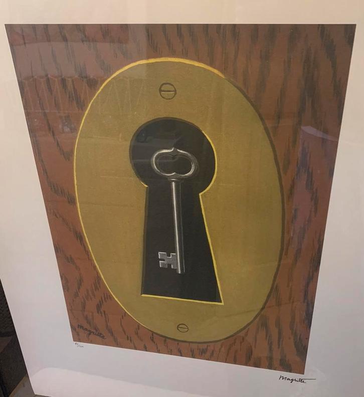 Genummerde litho René Magritte, Antiek en Kunst, Kunst | Litho's en Zeefdrukken, Ophalen of Verzenden