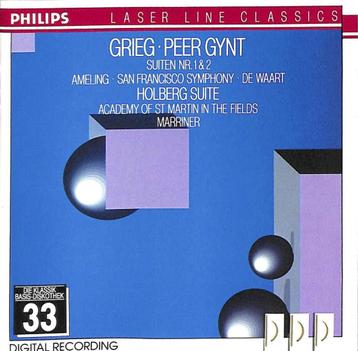 GRIEG Peer gynt suiten nr. 1 & 2 CD AMELING PHILIPS LASER beschikbaar voor biedingen