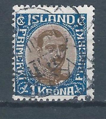 B282 – Scandinavië  - Ijsland – MiNr 96 (gestempeld)     beschikbaar voor biedingen