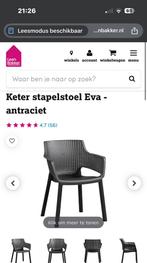 Op zoek naar; keter terrasstoel Eva, Ophalen of Verzenden, Zo goed als nieuw, Vijf, Zes of meer stoelen