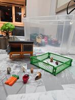 Playmobil konijnen en cavia verblijf met Accessoires, Ophalen of Verzenden, Zo goed als nieuw, Jongen of Meisje
