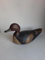 Antieke houten lokeend ongeveer 30 cm lang, Antiek en Kunst, Ophalen of Verzenden