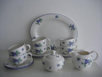 Doulton Everyday Bleu berry servies beschikbaar voor biedingen