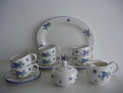 Doulton Everyday Bleu berry servies, Huis en Inrichting, Keuken | Servies, Zo goed als nieuw, Overige stijlen, Porselein, Ophalen of Verzenden