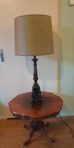 Tafellamp Antiek Messing Hollywood Regency 96 cm hoog. voet, Huis en Inrichting, Lampen | Tafellampen, Ophalen of Verzenden