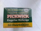 Vintage doos PICKWICK theezakjes nieuw *eureka*, Verzamelen, Merken en Reclamevoorwerpen, Ophalen of Verzenden, Nieuw, Overige typen