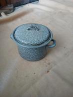 Vintage Emaille Pan met Deksel, Ophalen