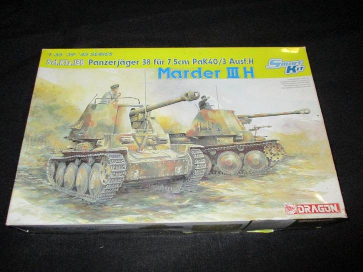 H-493,DRAGON 1-35,NO,6331,Sd.Kfz.138 Panzerjäger 38 für 7.5, Hobby en Vrije tijd, Modelbouw | Auto's en Voertuigen, Nieuw, Tank