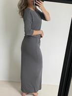 Jurk grijs zomerjurk maxi dress Numoco L Nieuwstaat, Kleding | Dames, Jurken, Grijs, Maat 42/44 (L), Ophalen of Verzenden, Zo goed als nieuw