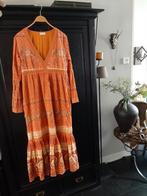 Maxijurk crème oranje maat m/L, Maat 38/40 (M), Oranje, Ophalen of Verzenden, Zo goed als nieuw