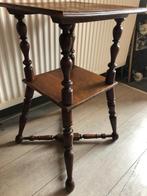 Grote Eiken Piëdestal of Bijzet Tafel., Antiek en Kunst, Ophalen