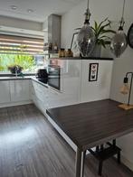 Mooie hoogglans witte keuken Bruynzeel, Ophalen, Gebruikt, Wit