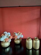 Mini Vaasjes met Droogbloemen Set, Ophalen, Overige materialen, Overige kleuren, Zo goed als nieuw