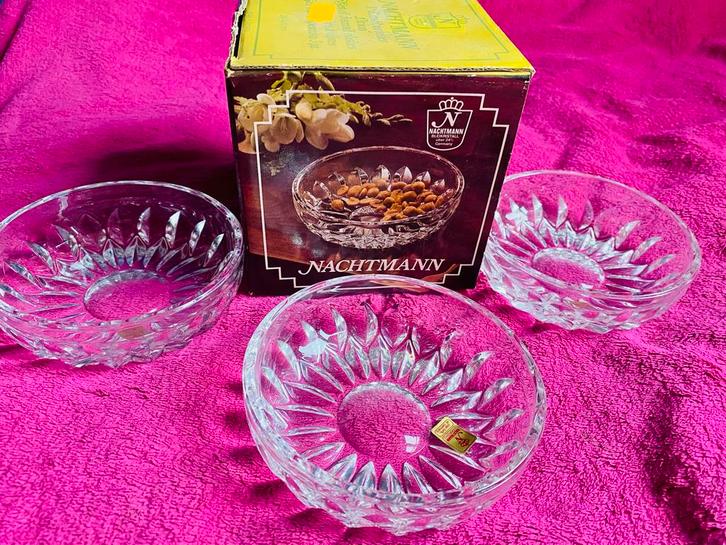 Nachtmann Bleikristal Schalen Set, Antiek en Kunst, Antiek | Glas en Kristal, Ophalen of Verzenden