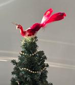 Kerstvogel pauw kerstbal Intratuin roze, Diversen, Kerst, Ophalen of Verzenden, Nieuw
