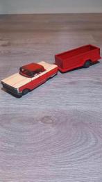 Vintage blikken auto met kar, Ophalen of Verzenden, Zo goed als nieuw, Auto, Overige merken