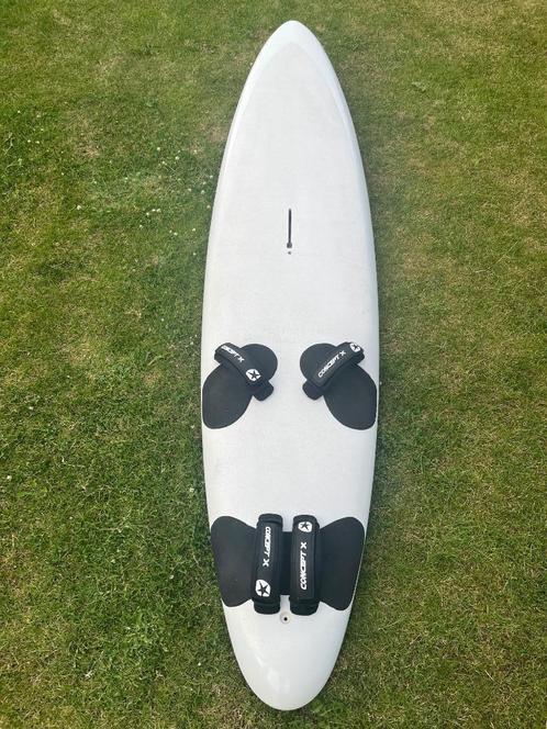 Windsurf speedboard  235 x 53 cm - shaper onbekend, Watersport en Boten, Windsurfen, Zo goed als nieuw, Plank, Minder dan 250 cm
