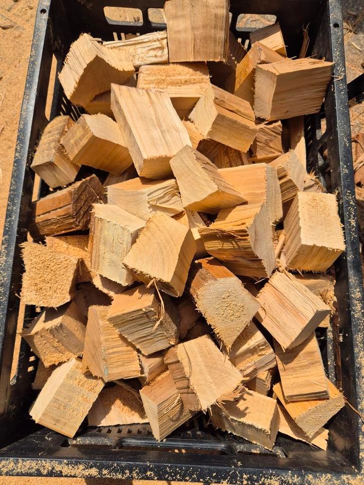 Rookhout kersen chunks super AA kwaliteit, Tuin en Terras, Houtskoolbarbecues, Ophalen of Verzenden