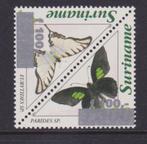 TSS Kavel 260040 Suriname PF  minr 1585-1586 vlinders opdruk, Postzegels en Munten, Postzegels | Suriname, Ophalen of Verzenden