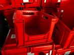 40 stuks - 40x30x22 cm Grijpbakken – rood – vlakke bodem, Doe-het-zelf en Verbouw, Kratten en Dozen, Ophalen, Gebruikt, Minder dan 50 cm