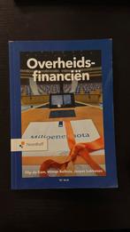 Overheidsfinanciën - 16e druk, Ophalen of Verzenden, Gamma, Zo goed als nieuw, HBO