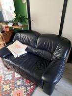 Leren tweezits bankstel, Huis en Inrichting, Banken | Bankstellen, Ophalen, Gebruikt, Gewoon, 150 tot 200 cm