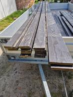Restpatij fijnbezaagd Waxed wood gevelbekleding Ral 8022., Nieuw, 250 cm of meer, Ophalen of Verzenden, Planken
