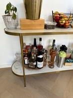 Richmond Bijzettafel Marmer, Huis en Inrichting, Ophalen, 100 tot 150 cm, Zo goed als nieuw, Metaal