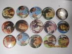 button muziek jaren 80 in 1 koop (354), Verzamelen, Speldjes, Pins en Buttons, Ophalen of Verzenden, Gebruikt, Overige onderwerpen