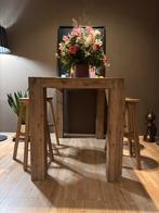 Houten Stoelen Set, Huis en Inrichting, Stoelen, Bruin, Ophalen of Verzenden, Zo goed als nieuw, Vier