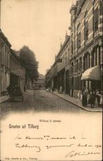 Tilburg Willem II straat st 1902 PrachtKAART, Verzamelen, Gelopen, Ophalen, Voor 1920, Noord-Brabant
