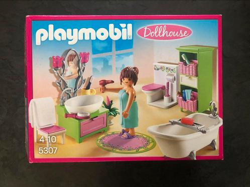 Playmobil Dollhouse:Badkamer met bad op pootjes(5307)z.g.a.n, Kinderen en Baby's, Speelgoed | Playmobil, Zo goed als nieuw, Complete set