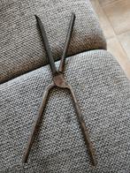 Antieke krultang voor open vuur, Antiek en Kunst, Ophalen of Verzenden