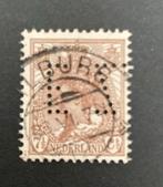 Perfin EZ in nvph 61, Postzegels en Munten, Postzegels | Nederland, Verzenden, Gestempeld