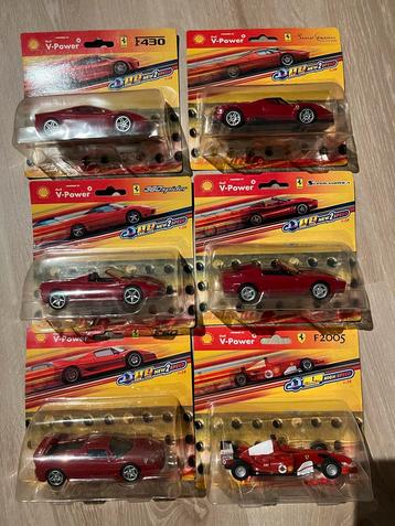 Shell Ferrari V-Power 1:43 - 6 stuks beschikbaar voor biedingen