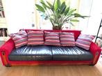 3 zits Bank La Condesa rood 240 cm x 92 cm, Huis en Inrichting, Banken | Bankstellen, Ophalen, Gebruikt, Driepersoons, 75 tot 100 cm