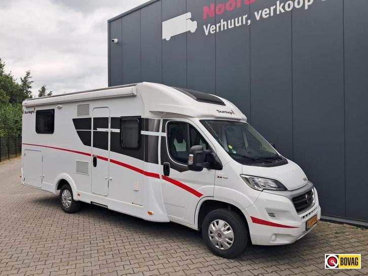 Sunlight T69 LC - scherpe prijs, Caravans en Kamperen, Campers, Bedrijf, tot en met 2, Half-integraal, Sunlight, Diesel, Handgeschakeld