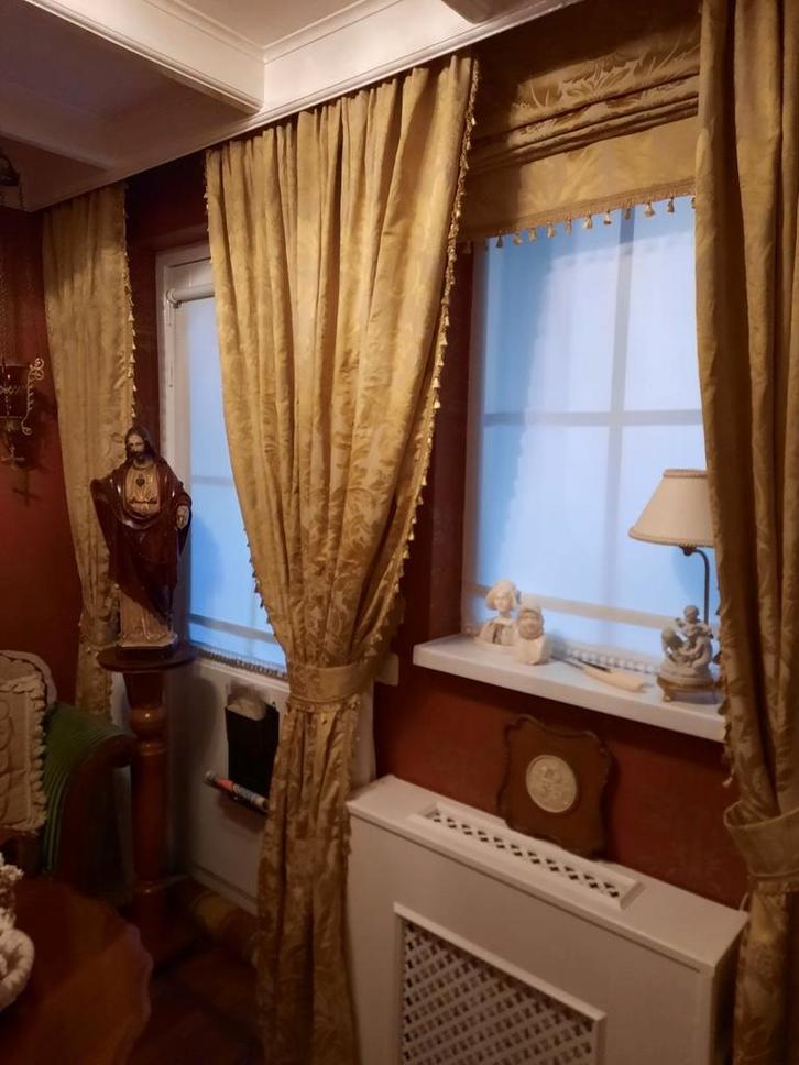 Gordijnen, Huis en Inrichting, Stoffering | Gordijnen en Lamellen, Zo goed als nieuw, 200 cm of meer, 200 cm of meer, Ophalen of Verzenden