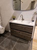 Badmeubel 100cm, 41cm diep, nieuw showroommodel, Ophalen, Nieuw, Wastafel