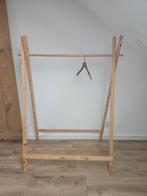 Houten kledingrek met wielen, Ophalen of Verzenden, Zo goed als nieuw