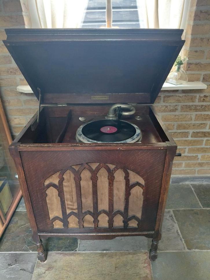 Antieke Platenspeler - Prachtig Meubelstuk!, Audio, Tv en Foto, Platenspelers, Gebruikt, Platenspeler, Overige merken, Ophalen of Verzenden