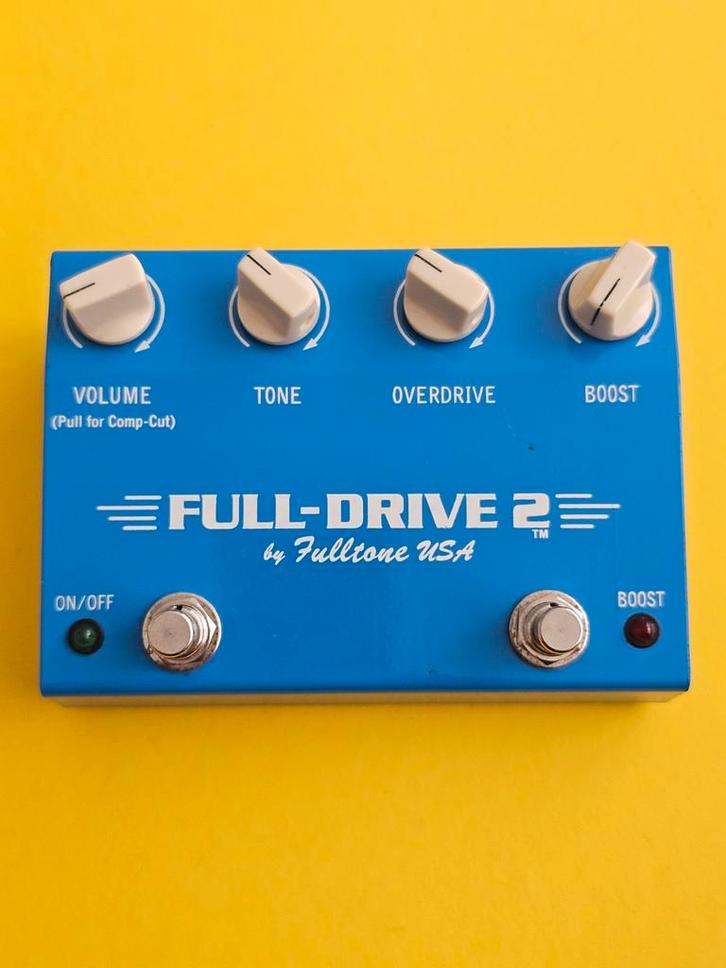 Fulltone Full-Drive 2 Overdrive, Muziek en Instrumenten, Effecten, Zo goed als nieuw, Distortion, Overdrive of Fuzz, Volume, Ophalen of Verzenden